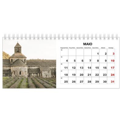 Calendários de mesa — Fotografia simples [capa]