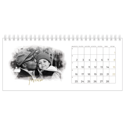 Calendários de mesa — Efeitos fotográficos [Fevereiro]