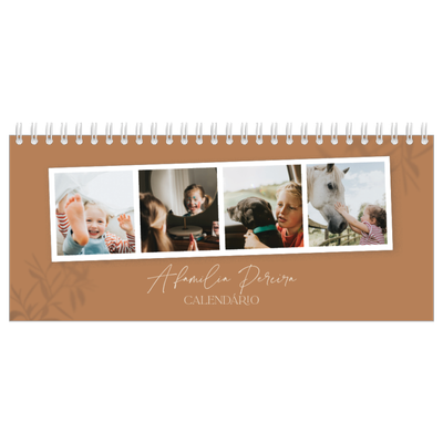 Calendários de mesa — Com os pés no chão [capa]
