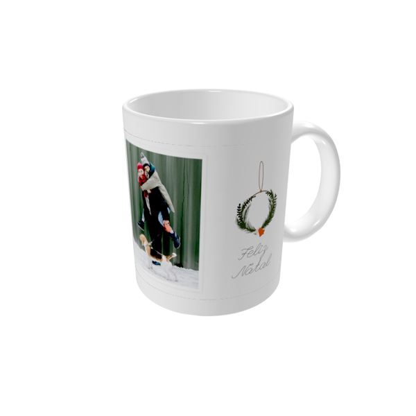 Canecas personalizadas — Troncos rústicos festivos