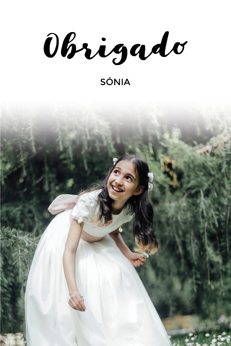 Cartões de agradecimento — Caligrafia