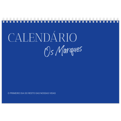 Calendário A4 duplo — Clássico cobalto [capa]