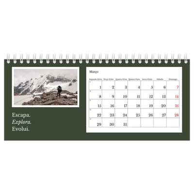 Calendários de mesa — Terra editorial [Março]