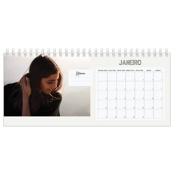 Calendário de Fotografias de Mesa — Nota para si próprio