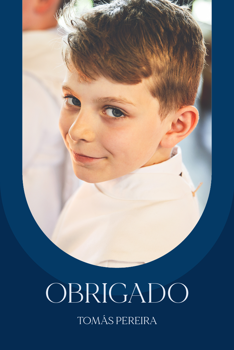 Cartões de agradecimento — Fluxo livre - índigo