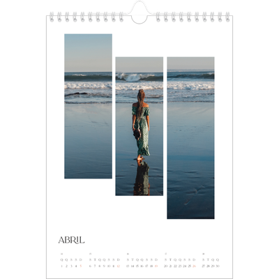 Calendário fotográfico A4 — Mosaicos de viagem [capa]