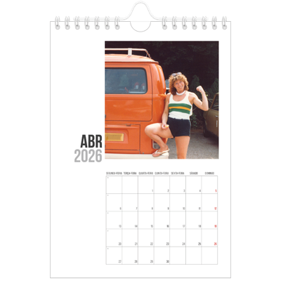Calendário A5 — Texto abreviado [Abril]