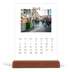 Calendário de mesa com suporte em madeira - vertical  — O meu diário de viagem [Abril]