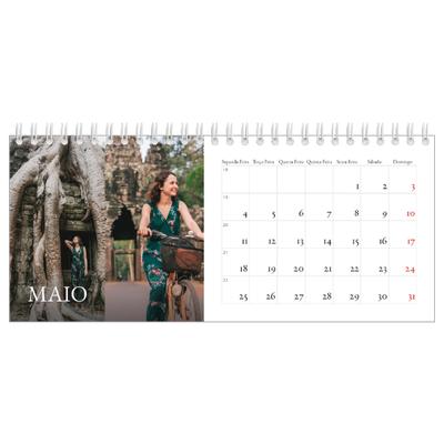 Calendários de mesa — Serifa simples [capa]