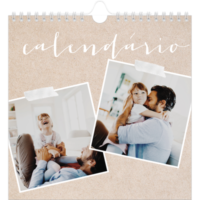 Calendário quadrado — Calendário de livros de recortes [capa]