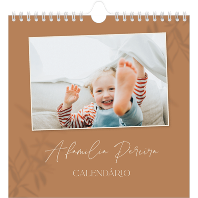 Calendário quadrado — Com os pés no chão [capa]