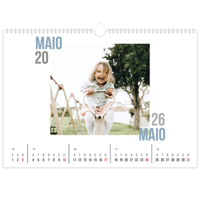 Calendário A3 Horizontal — Tipo de casal [capa]