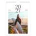 Calendário fotográfico A4 — Pôr do sol surfista [capa]