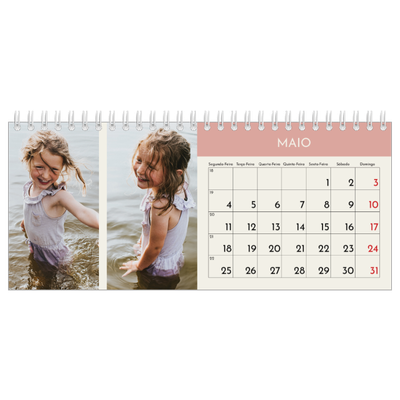 Calendários de mesa — Capítulos pastel [capa]