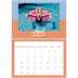 Calendário A4 duplo — Cor e padrão [Abril]