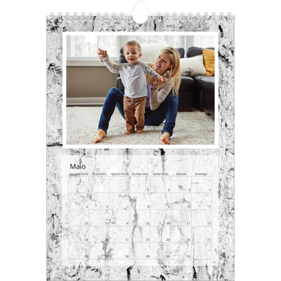 Calendário fotográfico A4 — Casca de árvore [capa]