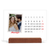 Calendário de mesa com suporte em madeira - horizontal  — Assinado a carmim [Março]