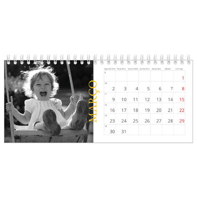Calendários de mesa — Estilo Heritage [Março]