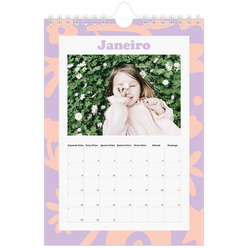Calendário A5 — Jogar com o padrão