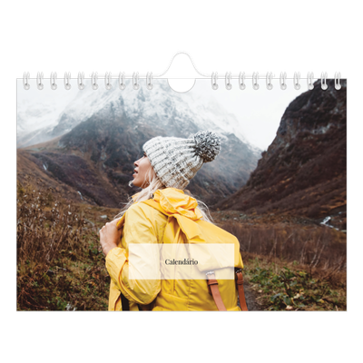 Calendário A5 horizontal — Calendário clássico [capa]