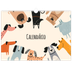 Calendário A3 Horizontal — Patas de cão e rabiscos [capa]