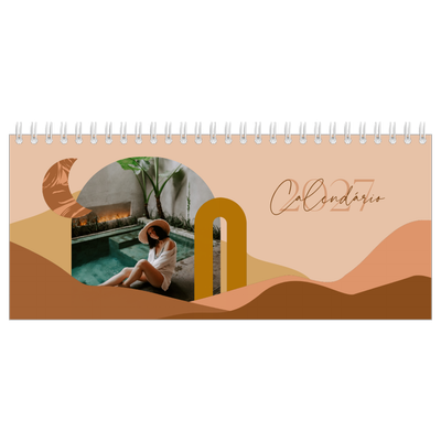Calendários de mesa — Montanhas neutras [capa]