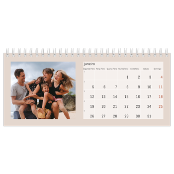 Calendário de Fotografias de Mesa — Cores da terra
