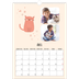 Calendário A3 — Patas de gato e garatujas [Abril]
