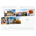 Calendário A4 horizontal — Férias na cidade [Fevereiro]