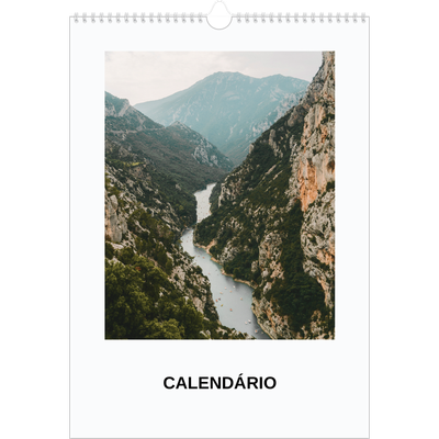 Calendário A3 — Fotografia simples [capa]