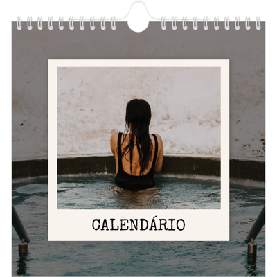 Calendário quadrado — A edição de retrato [capa]
