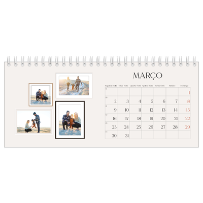 Calendários de mesa — Galeria de fotografias de parede [Março]