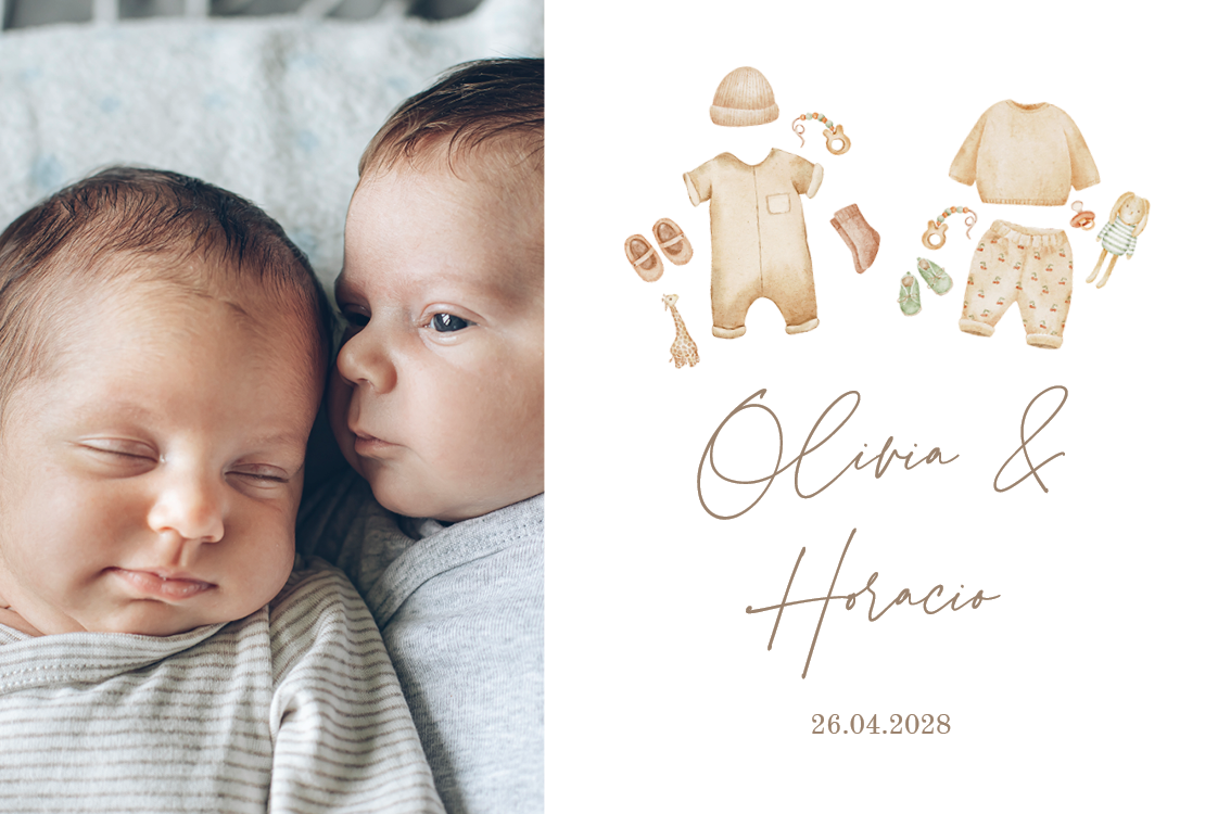 Convites — Tesouros gémeos