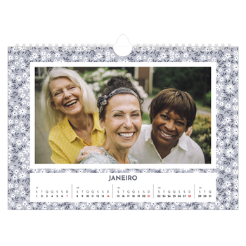 Calendário de Fotografias A4 Paisagem — Florescer