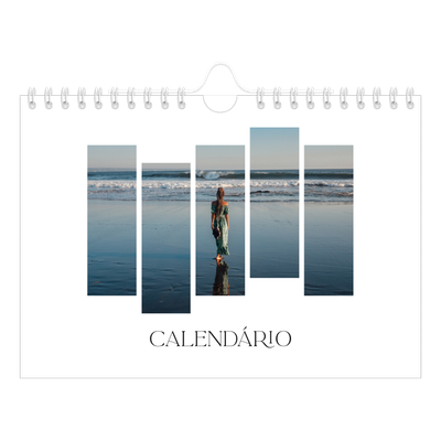 Calendário A5 horizontal — Mosaicos de viagem [capa]