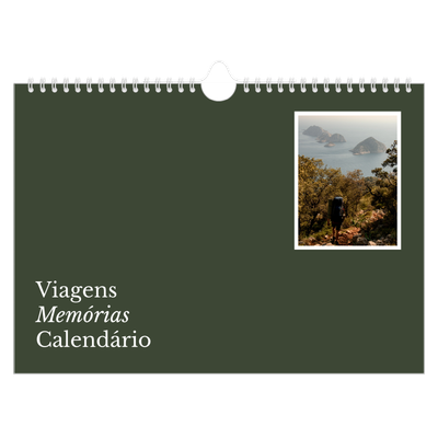 Calendário A4 horizontal — Terra editorial [capa]