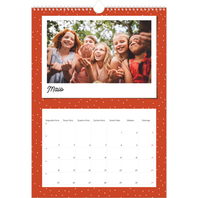 Calendário A3 — Fotografias coloridas [capa]