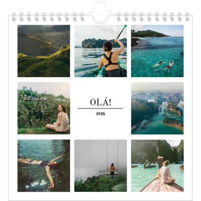 Calendário quadrado — Grelha de imagens [capa]