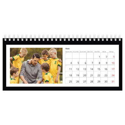 Calendários de mesa — Moldura preta [capa]