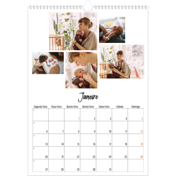 Calendário fotográfico A3 — Isto sou eu