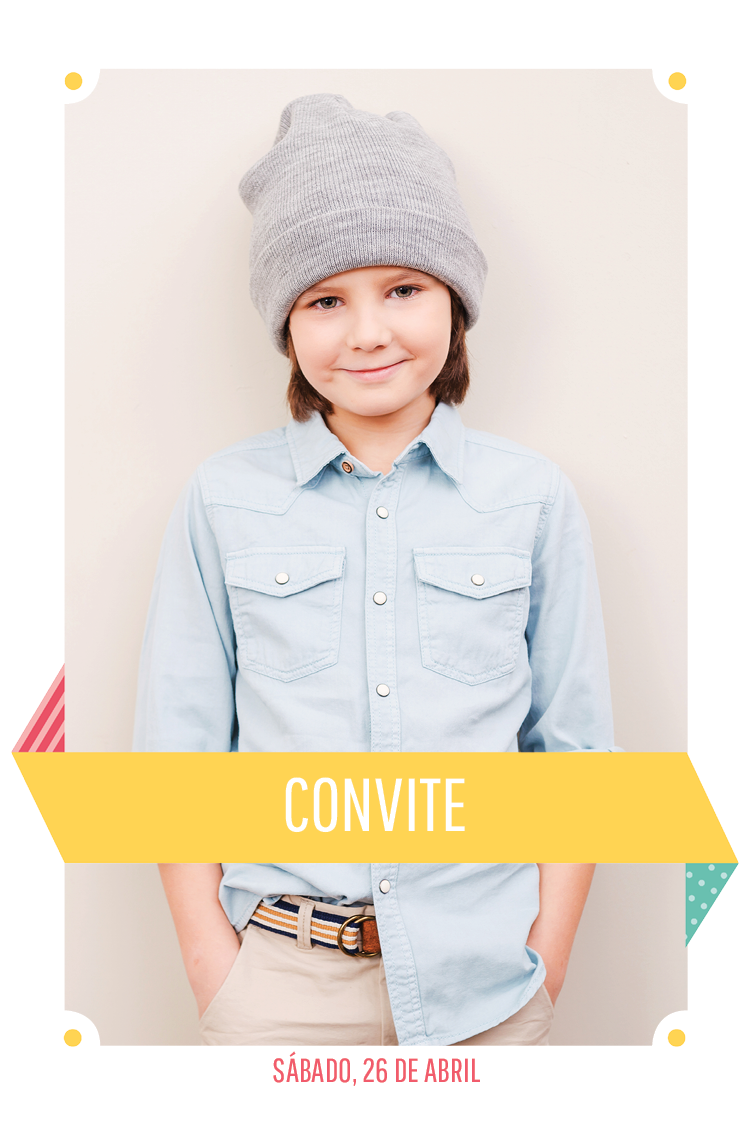 Convites — Fita de festa