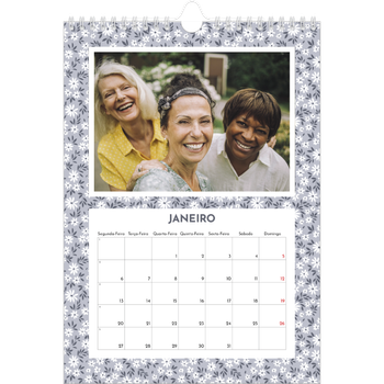 Calendário fotográfico A4 — Florescer