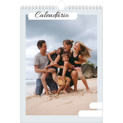 Calendário fotográfico A4 — Tons mudos [capa]