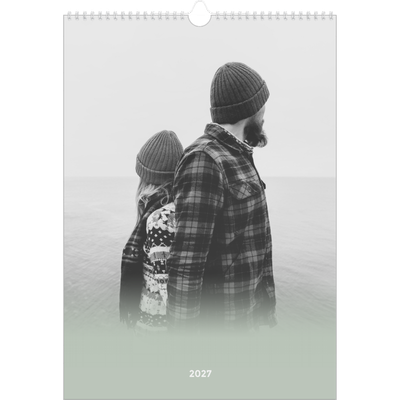 Calendário A3 — Verde enevoado [capa]