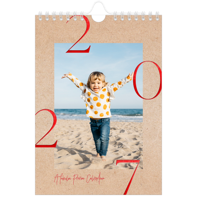 Calendário A5 — Toques de vermelho [capa]