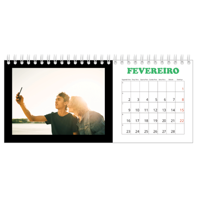 Calendários de mesa — Tipo divertido [Fevereiro]