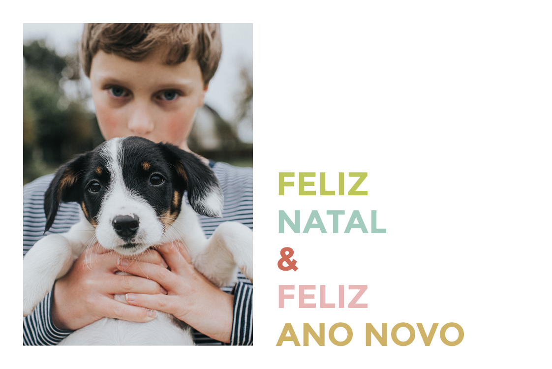 Cartões — Tipo de letra colorida