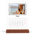 Calendário de mesa com suporte em madeira - vertical  — Momentos de álbum de recortes [Fevereiro]