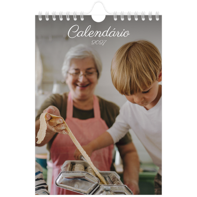 Calendário A5 — Mês escrito à mão [capa]