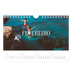 Calendário A5 horizontal — Escapadinha infinita [Fevereiro]